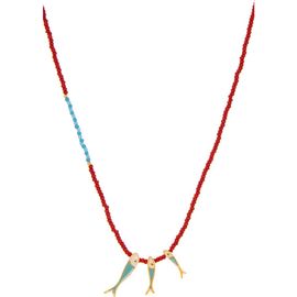 MARLYN SCHIFF MARLYN SCHIFF Brookie Fish Beaded Necklace