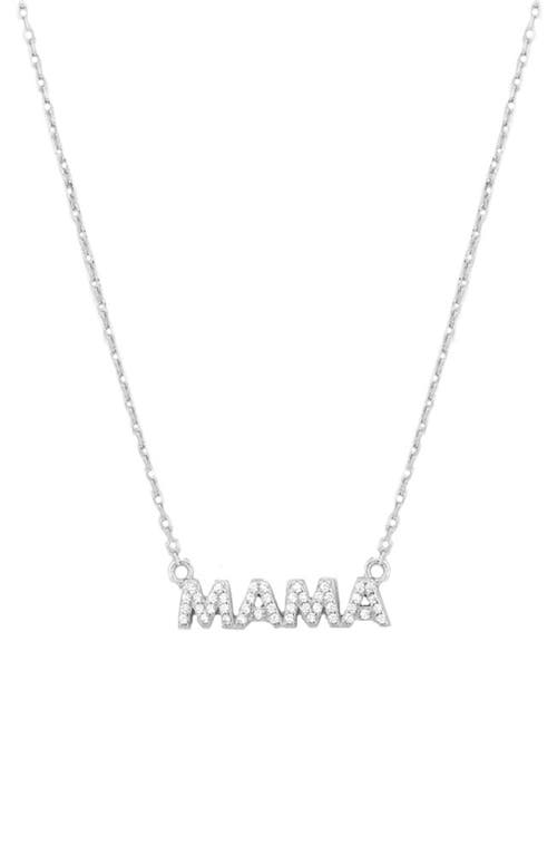 MARLYN SCHIFF MARLYN SCHIFF Cubic Zirconia Mama Necklace