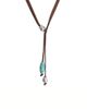 MARLYN SCHIFF MARLYN SCHIFF Hayes Suede Lariat Necklace - 2