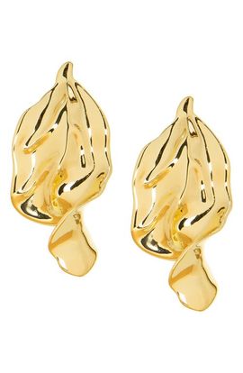MARLYN SCHIFF MARLYN SCHIFF Large Textured Wave Earrings