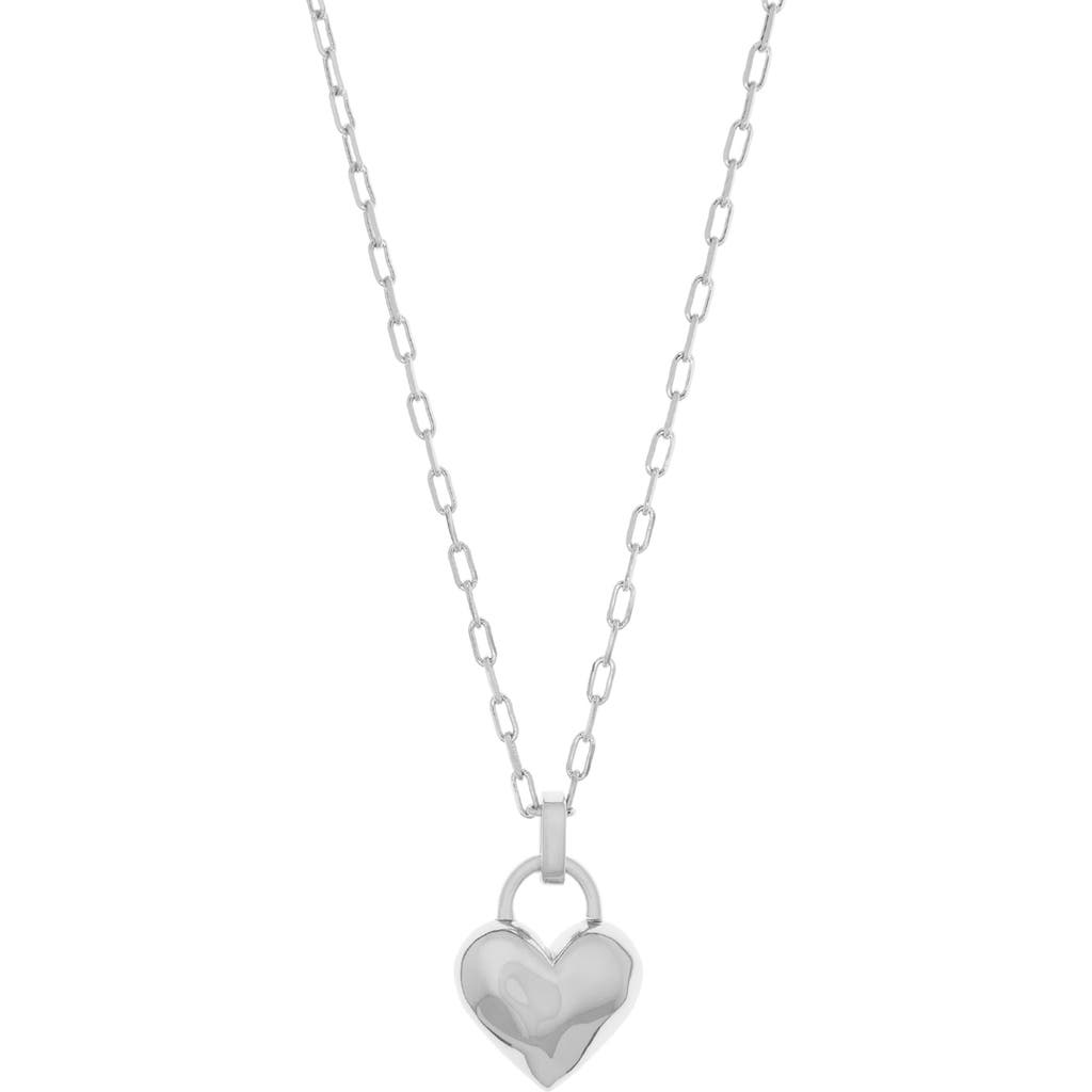 MARLYN SCHIFF MARLYN SCHIFF Link Chain Heart Pendant Necklace