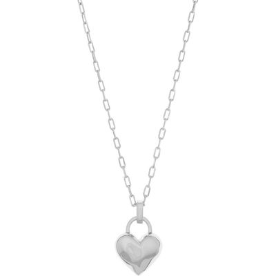 MARLYN SCHIFF MARLYN SCHIFF Link Chain Heart Pendant Necklace