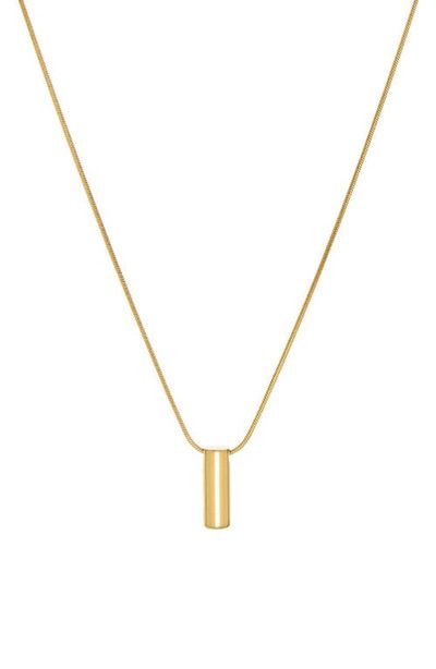 MARLYN SCHIFF MARLYN SCHIFF Waterproof Cylinder Pendant Necklace