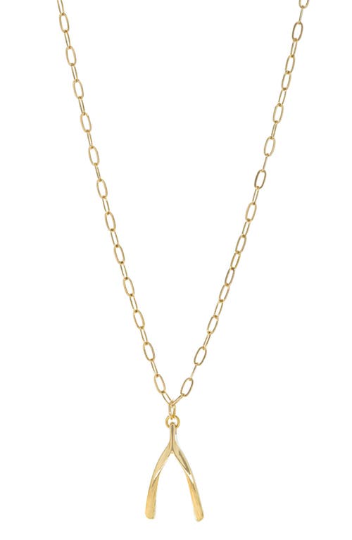 MARLYN SCHIFF MARLYN SCHIFF Willa Wishbone Pendant Necklace