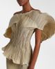 Marmar Halim Marmar Halim Asymmetric pleated taffeta gown - 3