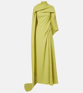 Marmar Halim Marmar Halim Caped draped gown