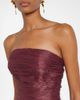 Marmar Halim Marmar Halim Draped pleated scarf-detail gown - 6