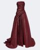 Marmar Halim Marmar Halim Draped strapless bustier gown - 1