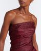 Marmar Halim Marmar Halim Draped strapless bustier gown - 3