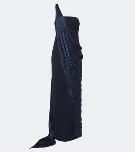 Marmar Halim Marmar Halim Embellished bustier gown and cape set