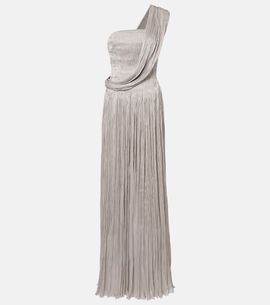 Marmar Halim Marmar Halim Pleated bustier gown