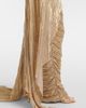 Marmar Halim Marmar Halim Pleated caped gown - 5