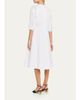 Marni 3/4-Sleeve Cotton Midi A-Line Dress - 3