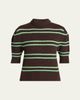Marni Cashmere Perforated Striped Sweater - 1
