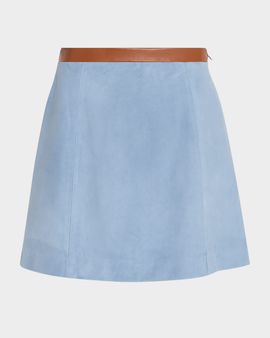 Marni Lined Suede Mini Skirt