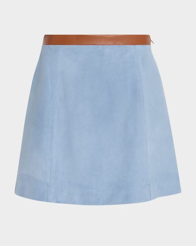 Marni Lined Suede Mini Skirt