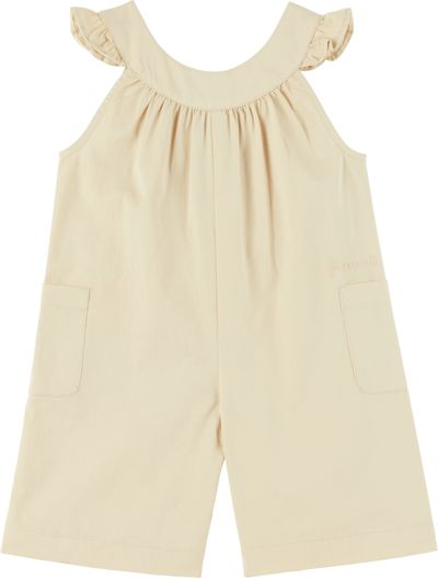 Marni Marni Baby Beige Ruffle Jumpsuit