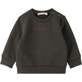 Marni Marni Baby Black Printed-Logo Sweatshirt