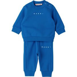 Marni Marni Baby Blue Cotton Sweatsuit
