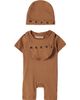 Marni Marni Baby Brown Cotton Bodysuit Set - 1