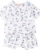 Marni Marni Baby White Graphic T-shirt & Bloomers Set - 1