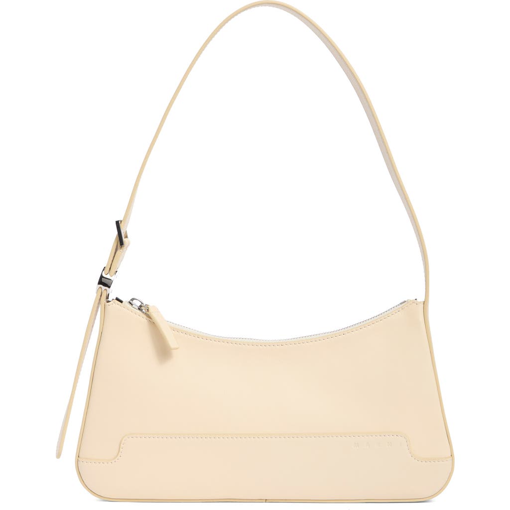Marni Marni Baguette Leather Shoulder Bag