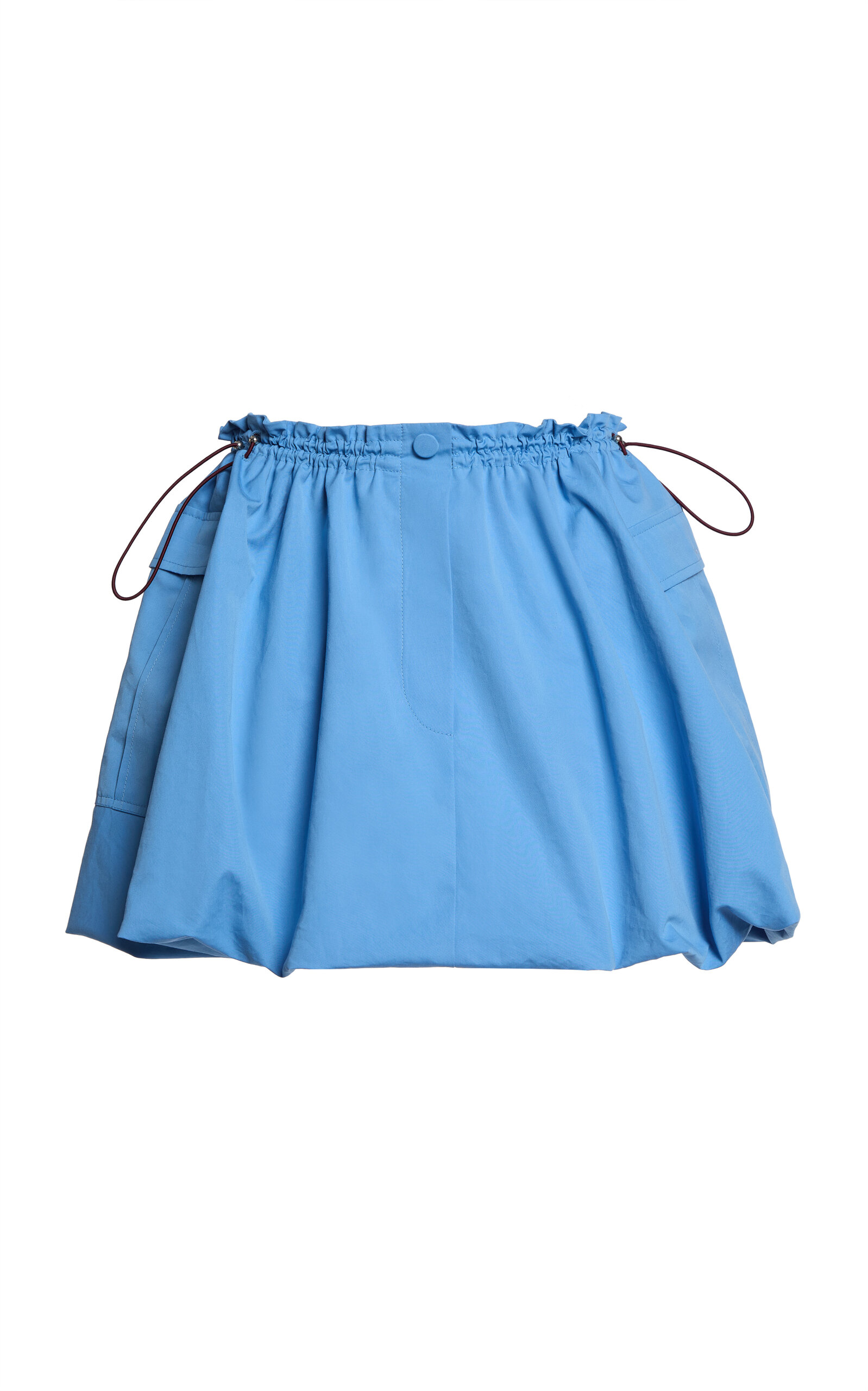 Marni Marni Balloon Drawstring Cotton Woven Skirt