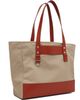 Marni Marni Beige & Orange Canvas Tote - 2