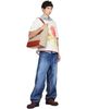 Marni Marni Beige & Orange Canvas Tote - 4