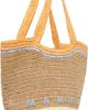 Marni Marni Beige & Orange Paper Raffia Seaside Tote - 2