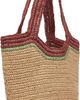 Marni Marni Beige & Red Paper Raffia Seaside Tote - 3