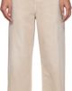 Marni Marni Beige Layered Waistband Trousers - 1