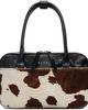 Marni Marni Black & Brown Small Cow Print Bowling Bag - 1