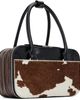 Marni Marni Black & Brown Small Cow Print Bowling Bag - 3