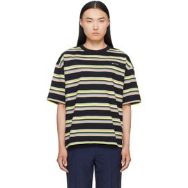 Marni Marni Black & Yellow Striped T-shirt