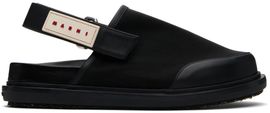 Marni Marni Black Back Strap Mules