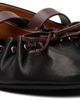 Marni Marni Black Leather Mary Jane Soft Ballerina Flats - 4