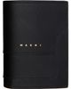 Marni Marni Black Saffiano Leather Bi-Fold Wallet - 1