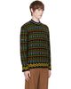Marni Marni Black Shetland Wool Fairisle Motif Sweater - 2
