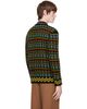 Marni Marni Black Shetland Wool Fairisle Motif Sweater - 3