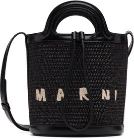 Marni Marni Black Tropicalia Small Bucket Bag