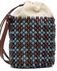 Marni Marni Blue & Brown Beads Bag - 3