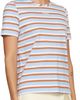Marni Marni Blue & Brown Striped Cotton T-shirt - 2