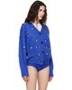 Marni Marni Blue Floral Details Cardigan - 2