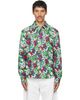 Marni Marni Blue Pop Flowers Print Shirt - 1