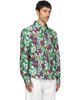 Marni Marni Blue Pop Flowers Print Shirt - 2