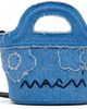 Marni Marni Blue Tropicalia Micro Denim Tote - 1