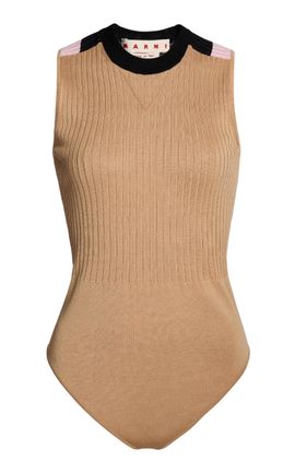 Marni Marni Bodice Cotton Knit Bodysuit