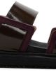 Marni Marni Brown & Burgundy Fussbett Sandals - 1
