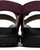 Marni Marni Brown & Burgundy Fussbett Sandals - 2